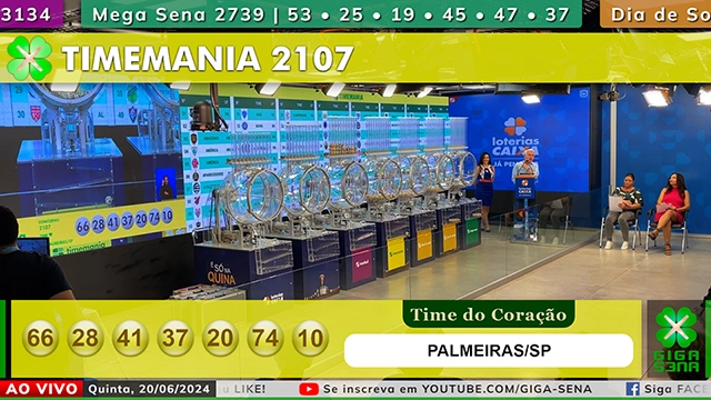 Resultado da Timemania 2107