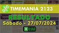 Resultado da Timemania 2123