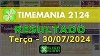 Resultado da Timemania 2124