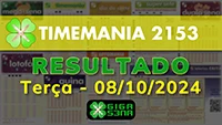 Resultado da Timemania 2153