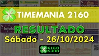 Resultado da Timemania 2160