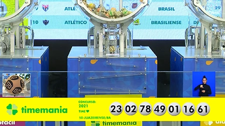 Sorteio da Timemania 2021 - Foto: Reprodução / Caixa