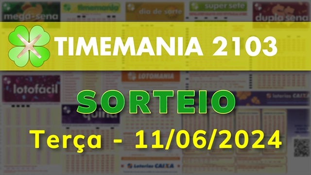 Sorteio da Timemania 2103