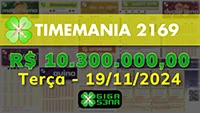 Sorteio da Timemania 2169